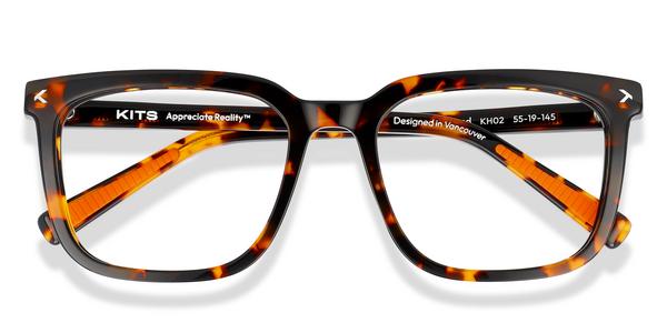 KITS Big Sanford Sport - Dark Havana, Acetate, Rectangle frame