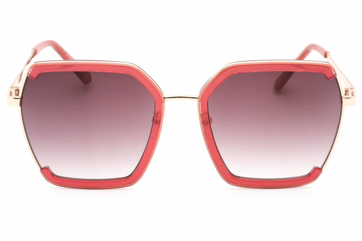 Guess GF0418 - Shiny Bordeaux, Metal, Mixed Shapes frame