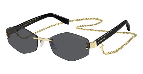 Marc Jacobs Marc 496/S AIR - Rhlir Gold Blck, Metal, Geometric frame