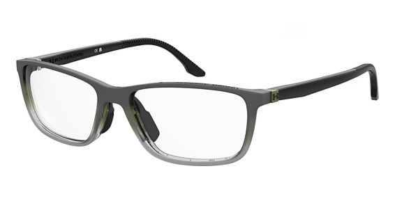 Under Armour UA 5070/G - Blckgreen, Plastic, Rectangle frame