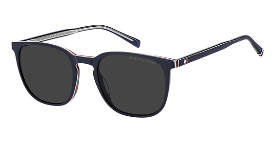 Tommy Hilfiger TH 2266/S/US - Pjpir Blue, Acetate, Rectangle frame