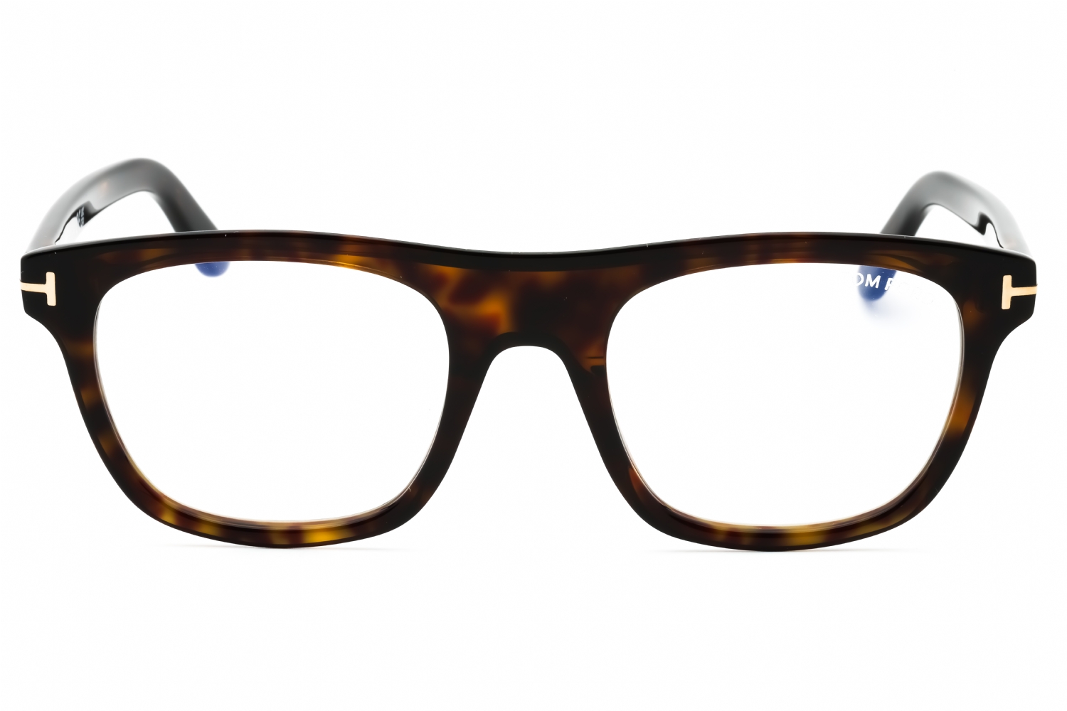 Tom Ford FT5939-B - Dark Havana/clear, Acetate, Rectangle frame