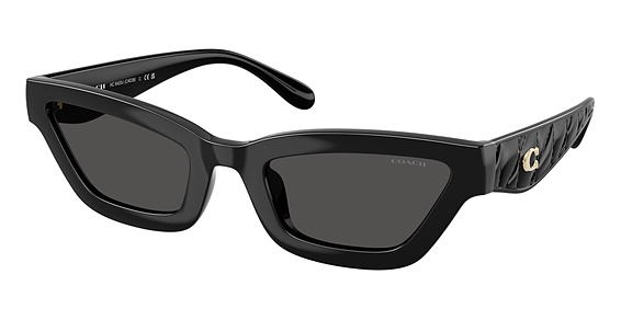 COACH HC8420U CAD28 - Black, Acetate, Cat Eye frame