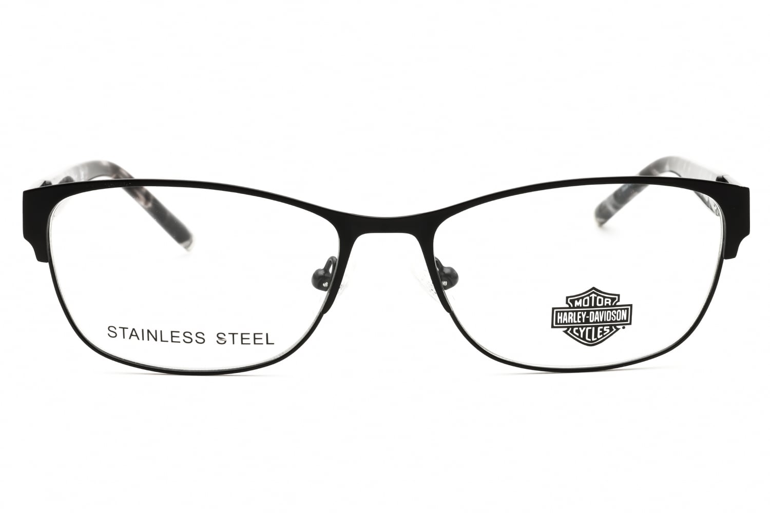 Harley Davidson HD0540 - Matte Black, Metal, Rectangle frame
