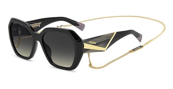 Missoni MIS 0268/G/S - 807pr Black, Acetate, Geometric frame