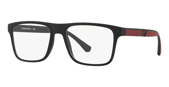 Emporio Armani EA4115F - Matte Black, Acetate, Rectangle frame