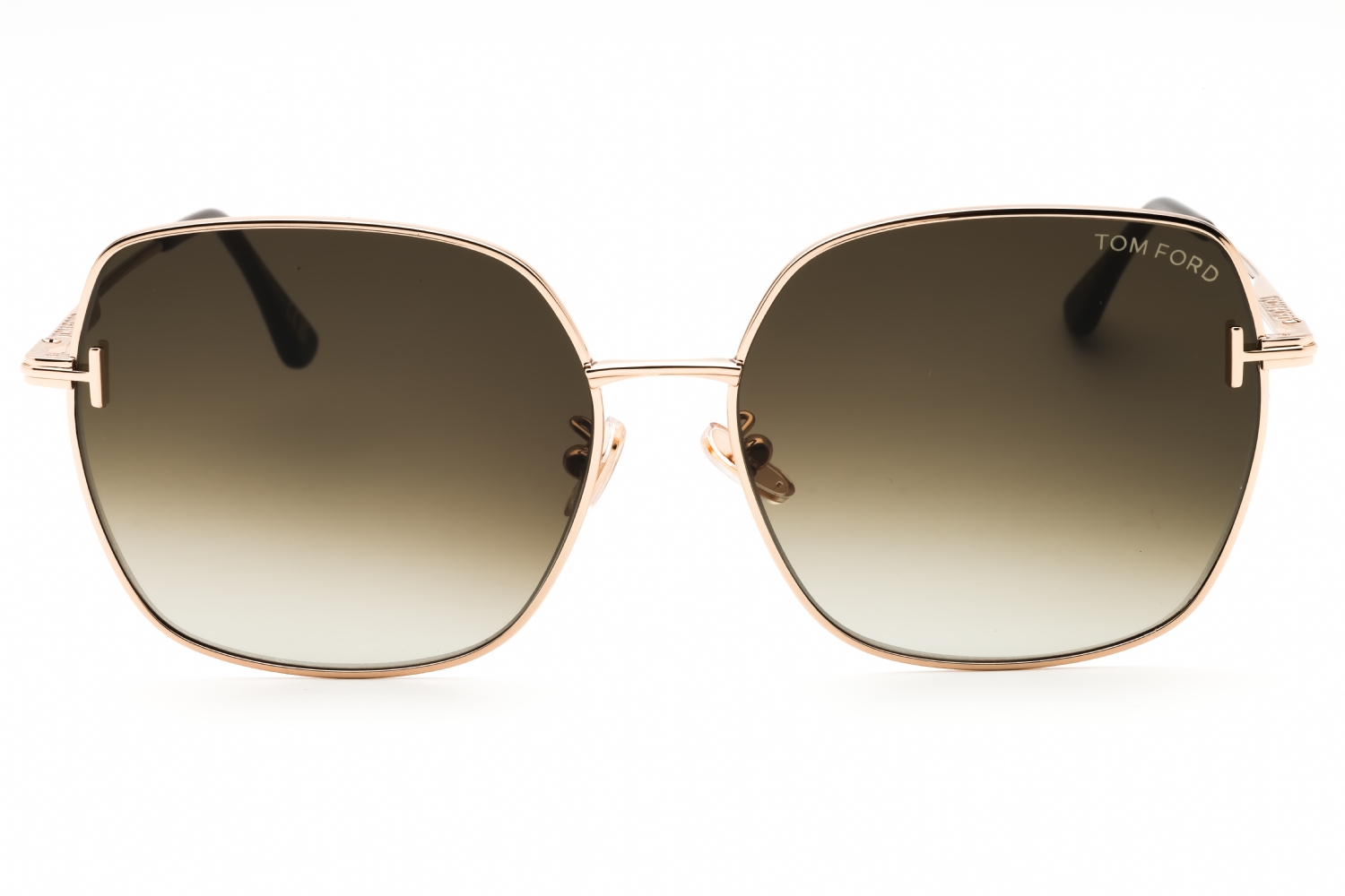 Tom Ford FT1250-K - Shiny Rose Gold, Metal, Rectangle frame