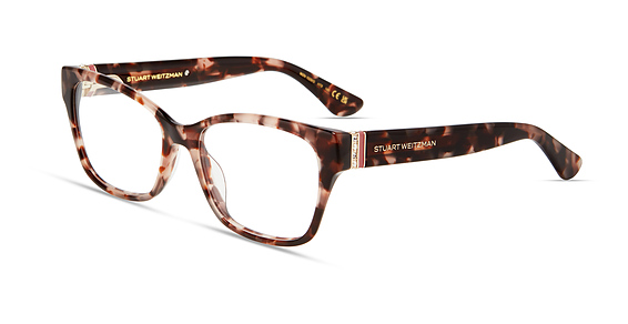 Stuart Weitzman WZN 1029/G - Pink Havana, Acetate, Rectangle frame