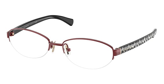 COACH HC5081TD - Purple, Titanium, Oval frame