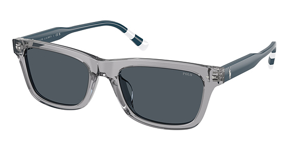 Polo PH4240U - Shiny Transparent Grey, Plastic, Rectangle frame