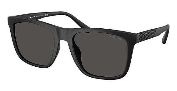 COACH HC8427U CAE78 - Matte Black, Acetate, Rectangle frame