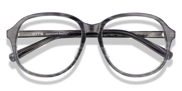 KITS Tuesday Lift-off™ - Grey, Acetate, Round frame