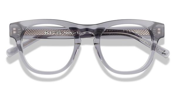 KITS Jordan Alpha - Transparent Light Grey, Acetate, D Frame frame