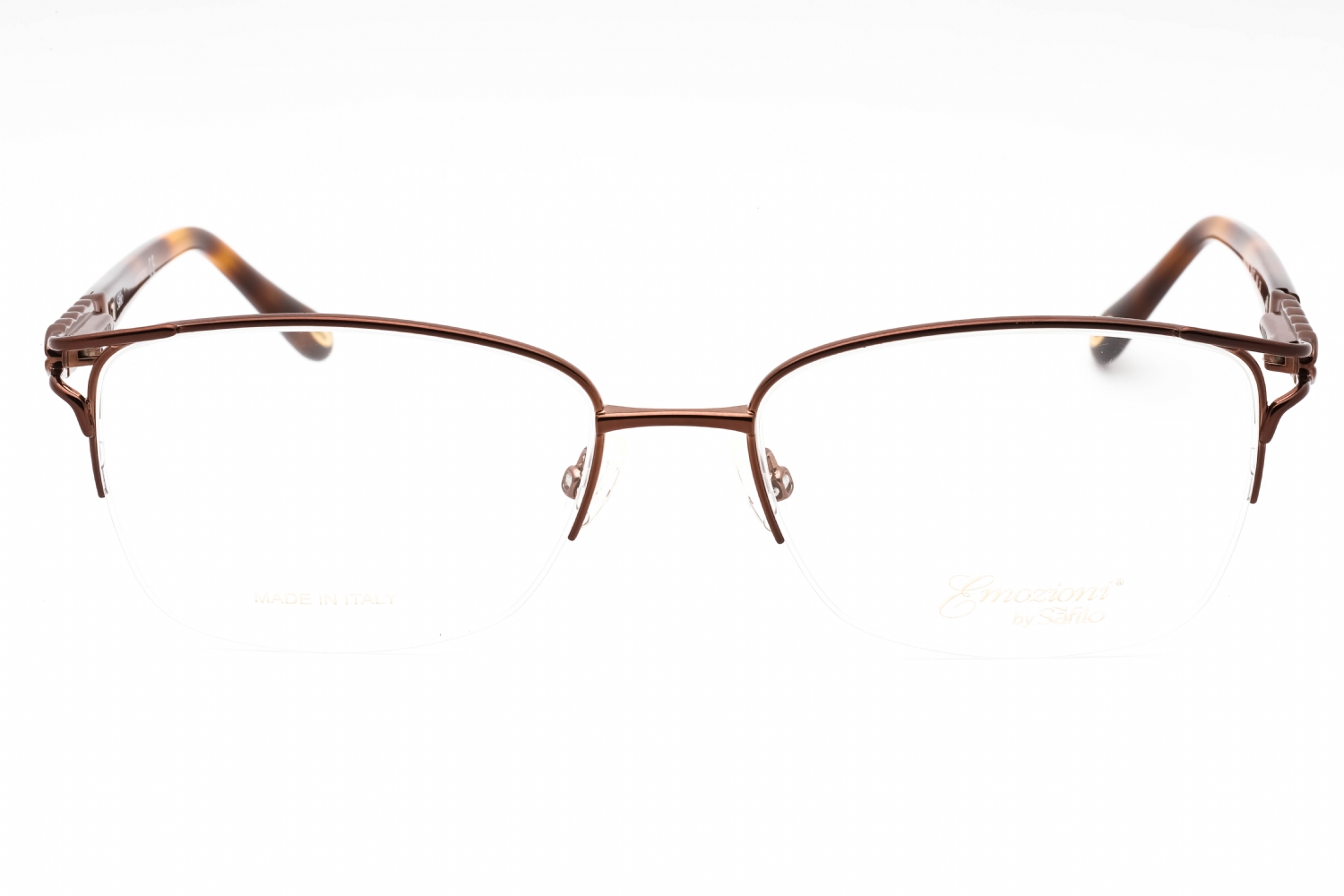 Emozioni 4377 - Brown, Stainless Steel, Oval frame