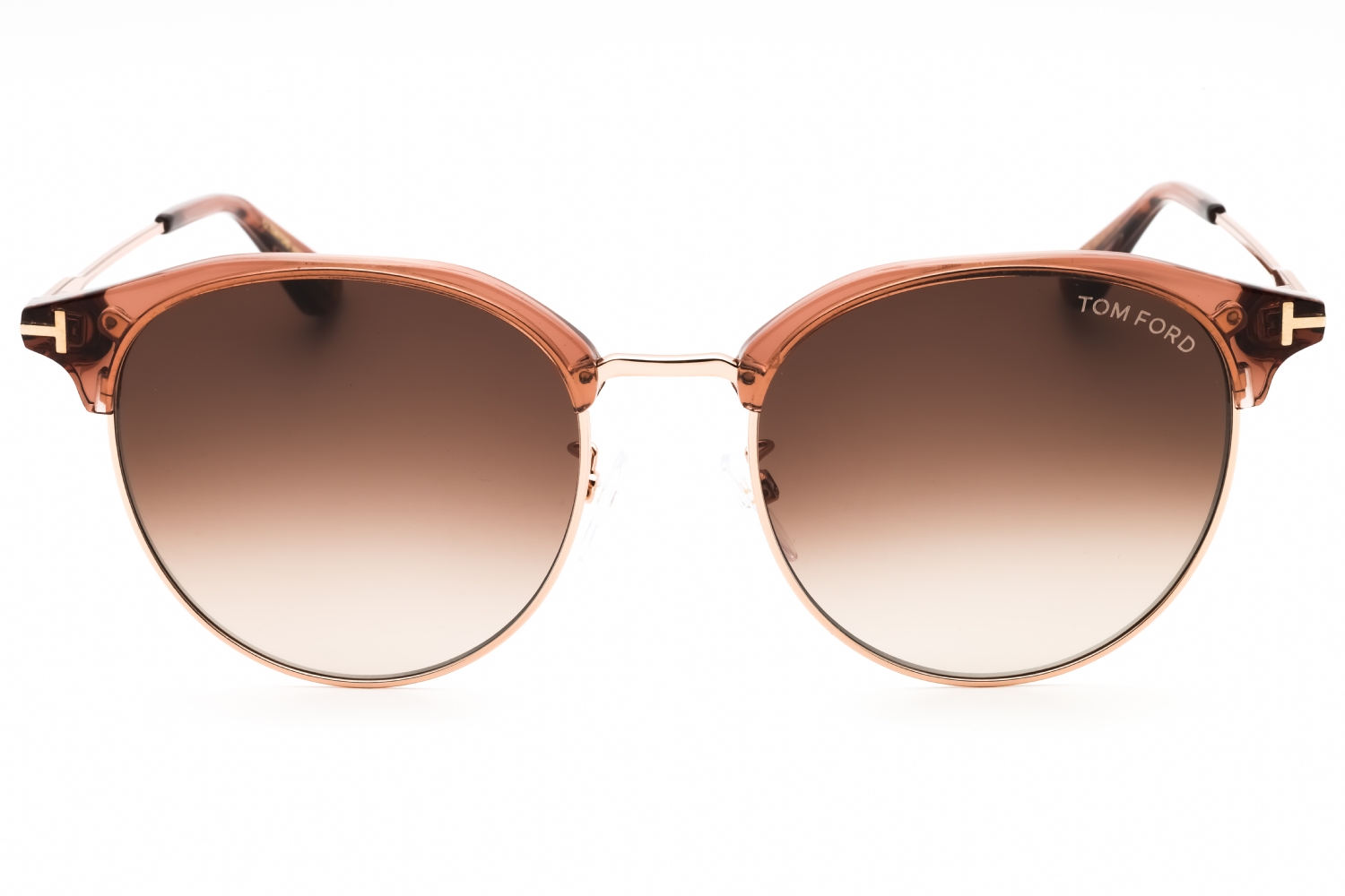 Tom Ford FT0889-K - Shiny Light Brown, Acetate, Round frame