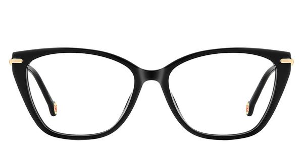 Carolina Herrera HER 0303/G - Black, Acetate, Rectangle frame
