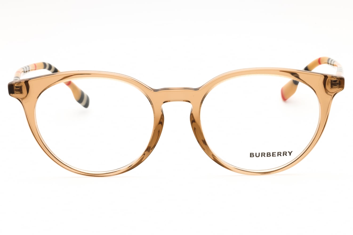 Burberry 0BE2318 - Transparent Brown, Plastic, Round frame