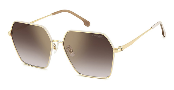 Carrera 3057/S - Vvpyk Goldivory, Stainless Steel, Geometric frame