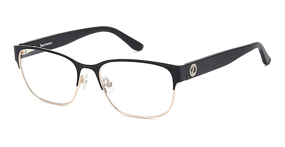 Juicy Couture JU 271/G - Matte Black, Stainless Steel, Rectangle frame