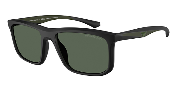 Emporio Armani EA4234U - Matte Black, Acetate, Rectangle frame