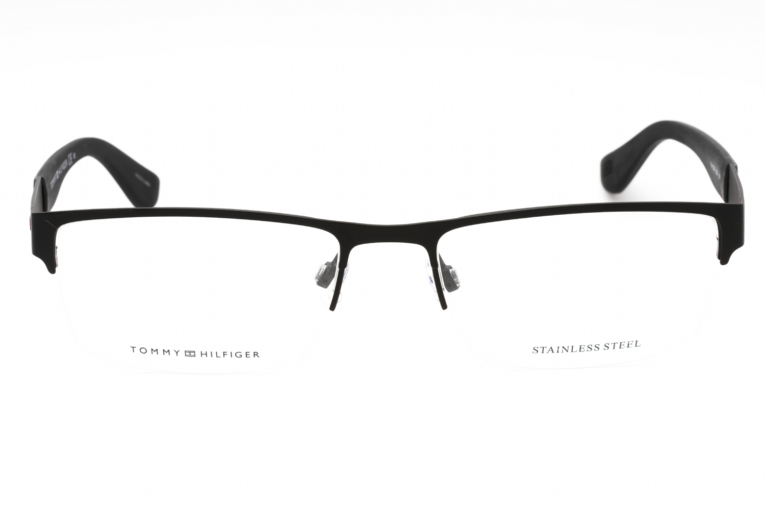 Tommy Hilfiger Th 1524 - Matte Black, Mixed Materials, Rectangle frame