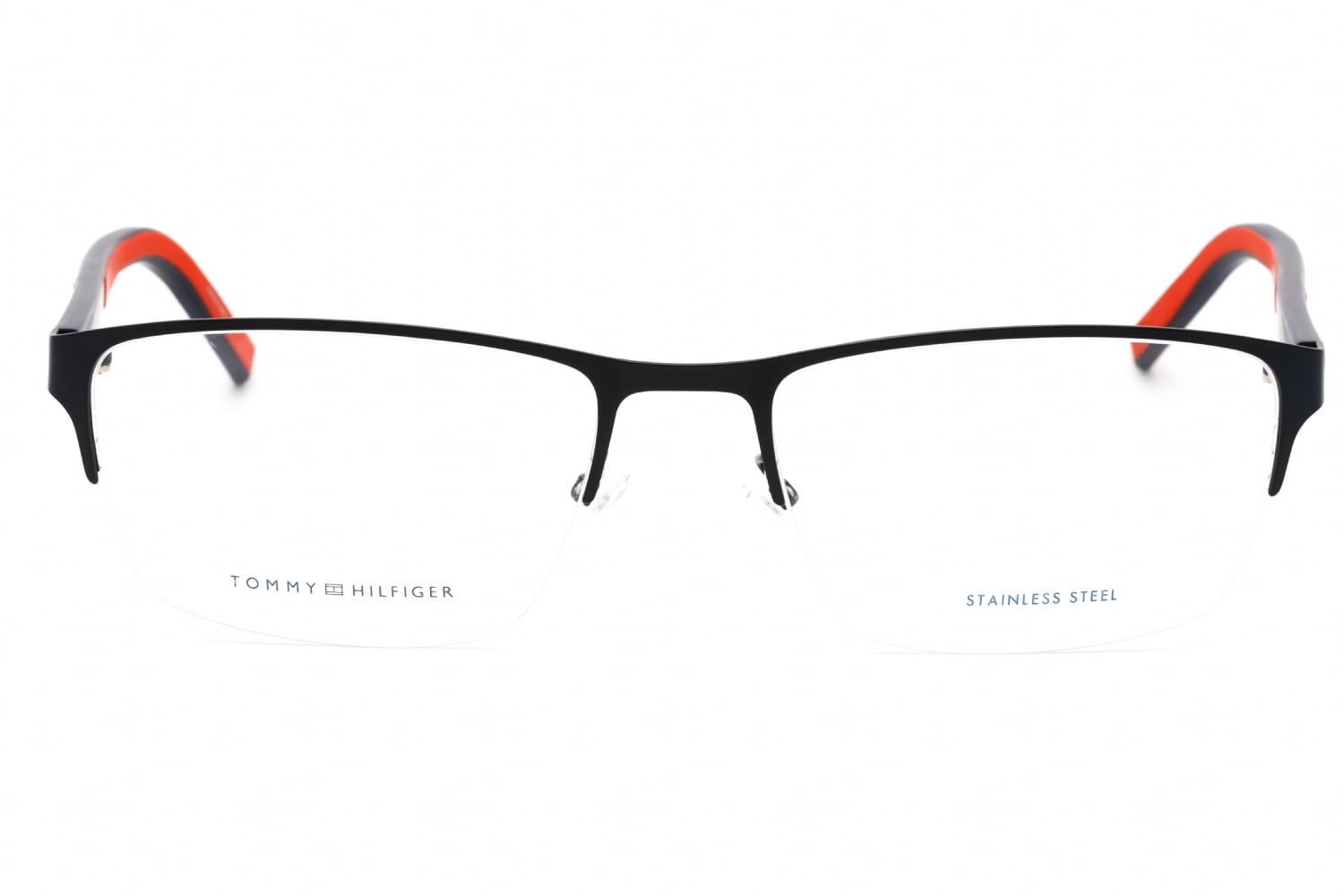 Tommy Hilfiger Th 1577/F - Matte Blue, Metal, Rectangle frame