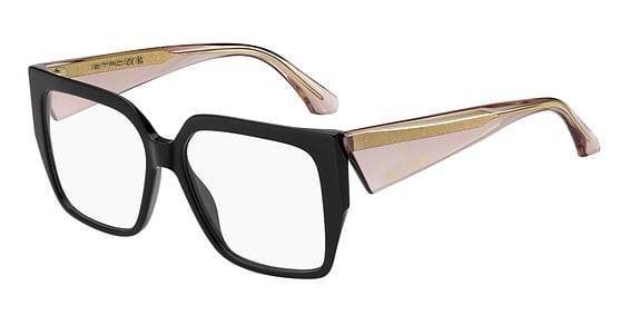 Etro 0124 - Black Pink, Acetate, Rectangle frame