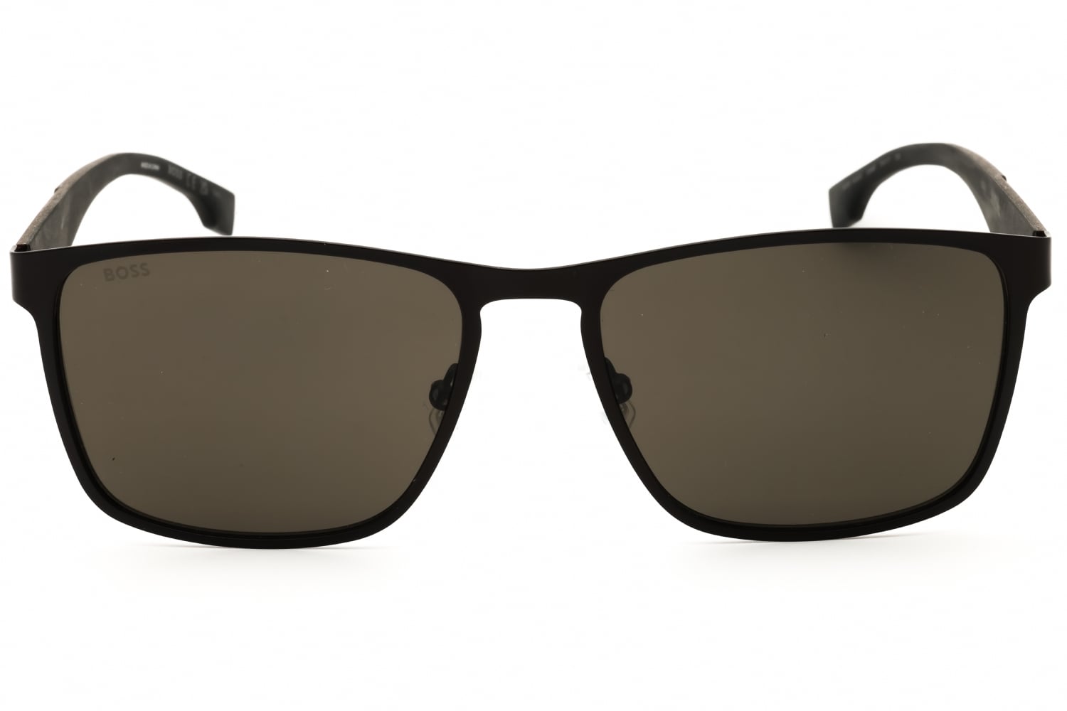 Hugo Boss BOSS 1826/S - Matte Brown Ruthenium, Metal, Rectangle frame