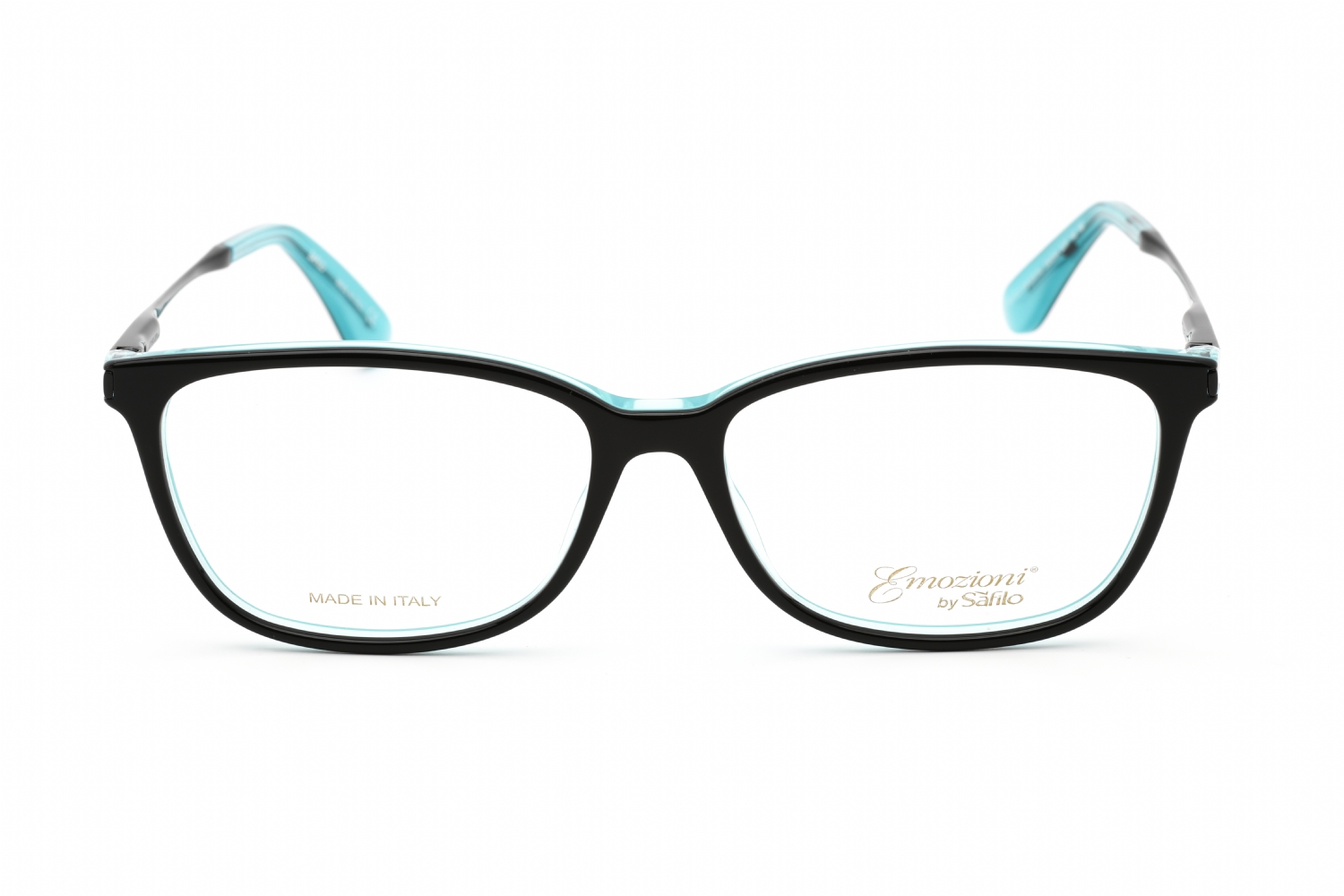 Emozioni 4044 - Black Turquoise Palladium, Plastic, Rectangle frame