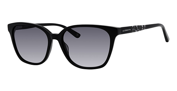 Liz Claiborne L592/S - 8079o Black, Acetate, Rectangle frame