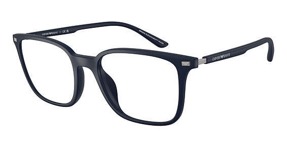 Emporio Armani EA3242U - BLU Opaco, Acetate, Oval frame