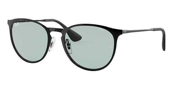 Ray-Ban RB3539 ERIKA METAL - Black, Metal, Round frame