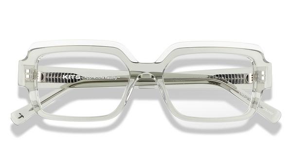 KITS Finley - Transparent Green, Acetate, Rectangle frame
