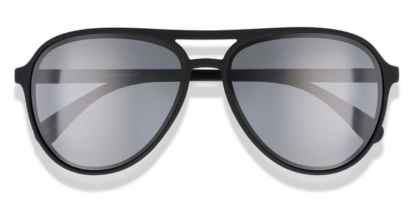KITS Striker - Matte Black, Plastic, Aviator frame