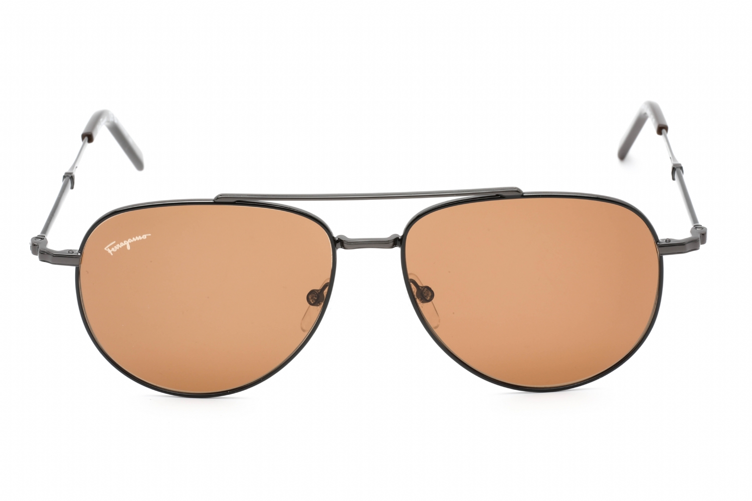 Salvatore Ferragamo SF226S - Black Dark Ruthenium, Metal, Aviator frame