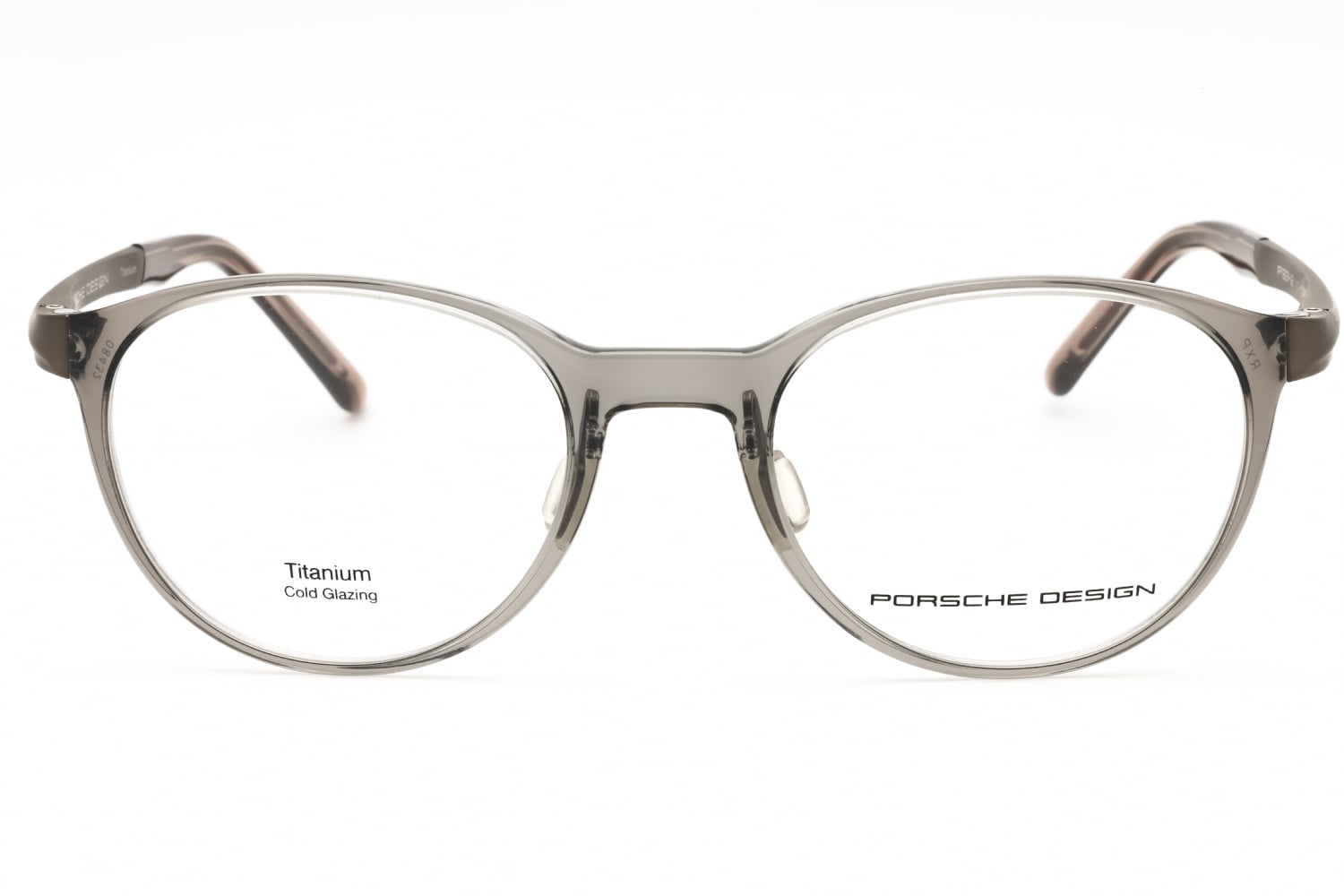 Porsche P8342 - Light Grey, Acetate, Round frame