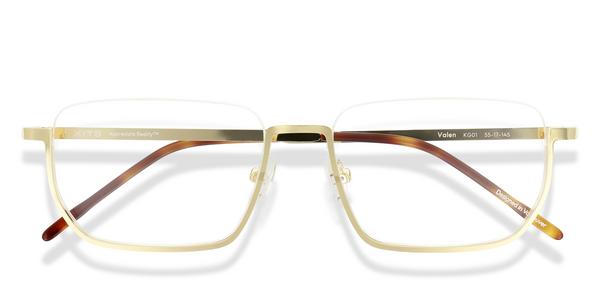 KITS Valen - Gold, Stainless Steel, Rimless frame