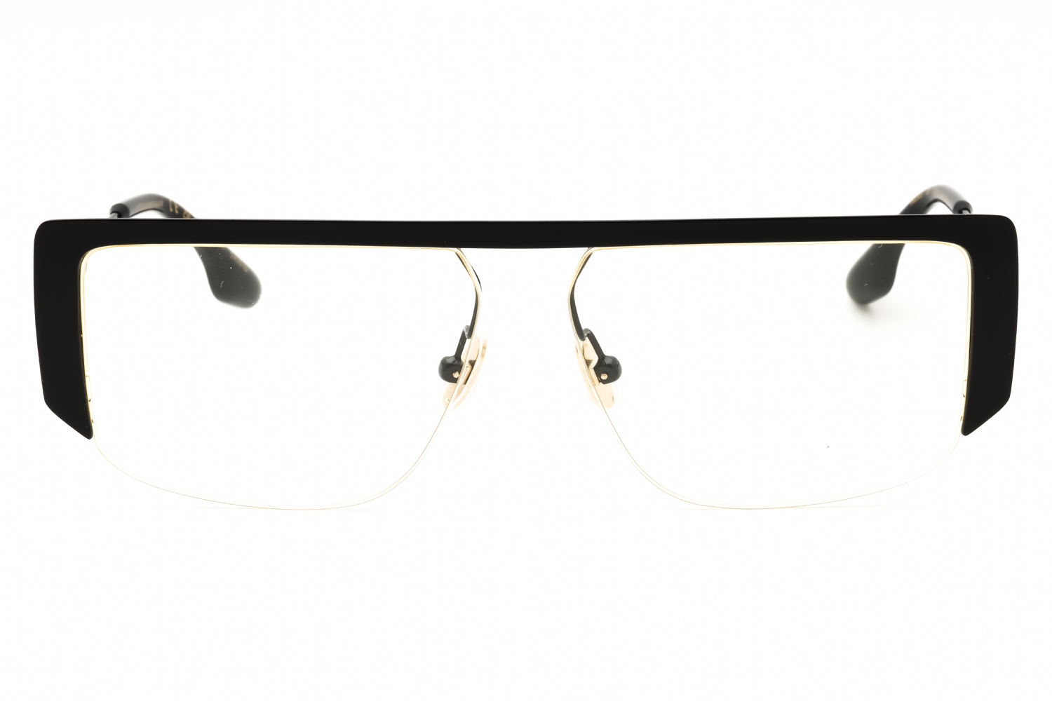 Victoria Beckham VB250S - Black, Metal, Rectangle frame