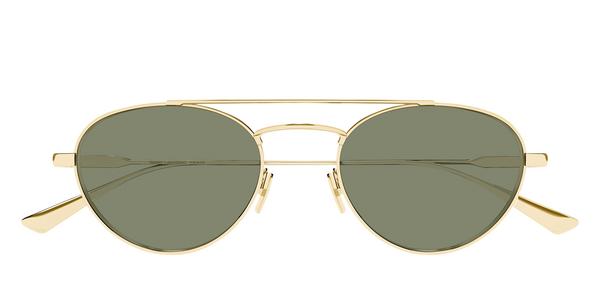 Saint Laurent SL 97 - Gold, Metal, Round frame