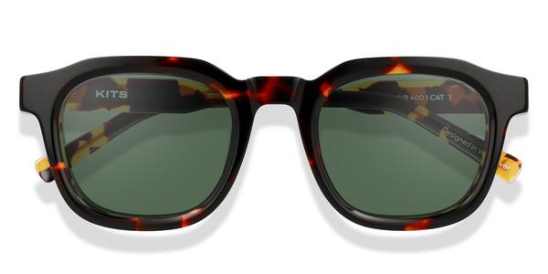 KITS Aeon Sun - Dark Havana, Acetate, Rectangle frame