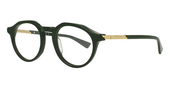 Bottega Veneta BV1263O - Green, Plastic, Round frame