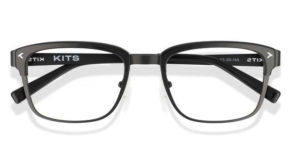 KITS Belen - Black / Black, Acetate, Rectangle frame