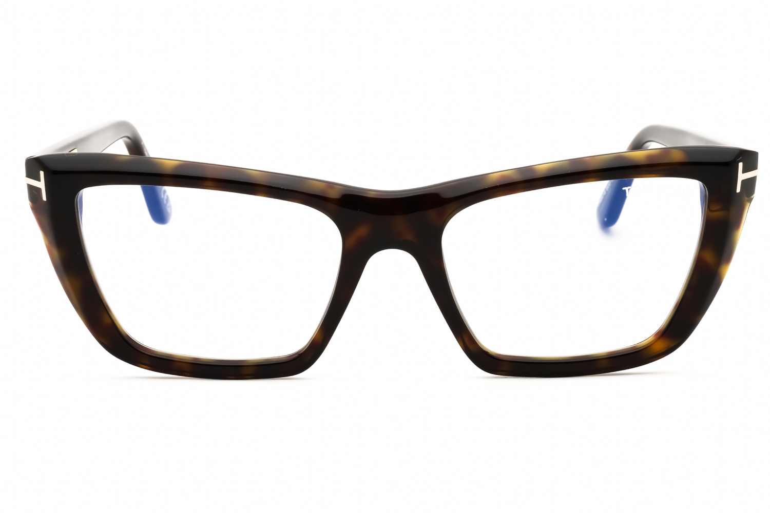 Tom Ford FT6047-B - Dark Havana/clear, Acetate, Cat Eye frame