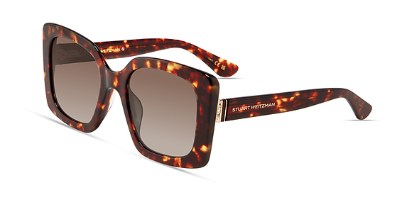 Stuart Weitzman WZN 8006/G/S - 086ha Hvn, Acetate, Rectangle frame