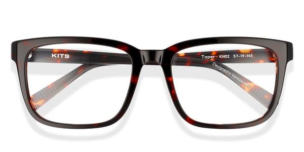 KITS Taper - Dark Havana, Acetate, D Frame frame