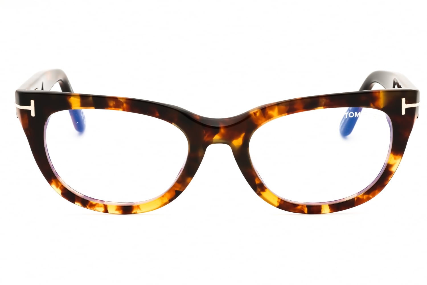 Tom Ford FT6066-B - Coloured Havana/clear, Acetate, Cat Eye frame