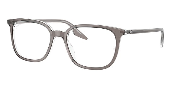 Ray-Ban RX5406 - Grey On Transparent, Plastic, Round frame