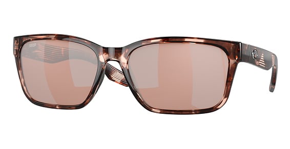 Costa Del Mar 6S9081 PALMAS - Coral Tortoise, Acetate, Round frame