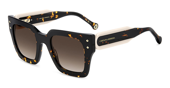 Carolina Herrera HER 0255/S - 086ha Hvn, Acetate, Rectangle frame