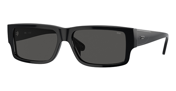 Diesel DL2003 - Shiny Black, Plastic, Rectangle frame